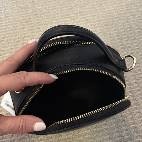 Vera Pelle Round Black Handbag - Picture 8 of 13
